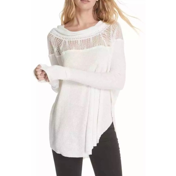 flowy lace top